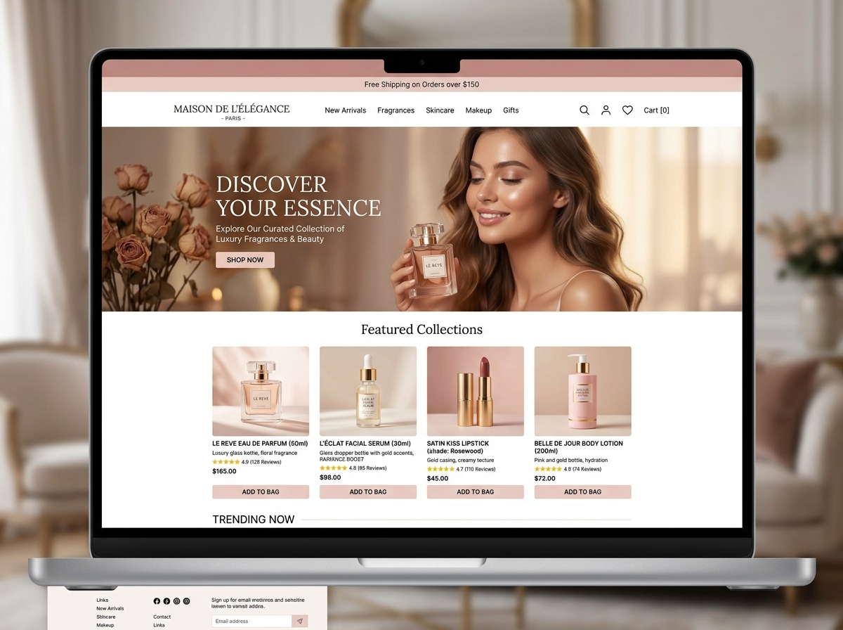 Beauty & Perfumes Theme