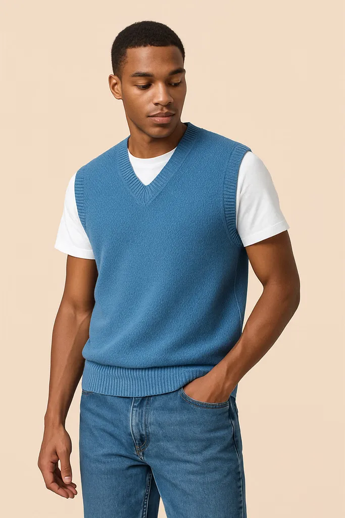Chalk Knit Vest