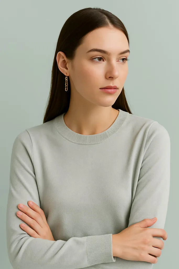 Blush Chain Earrings